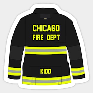 CHICAGO FIRE - STELLA KIDD - TURN OUT COAT Sticker